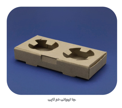 جا لیوانی ( کاپ هولدر ) 4 تایی ایفلوت چاپ عمومی